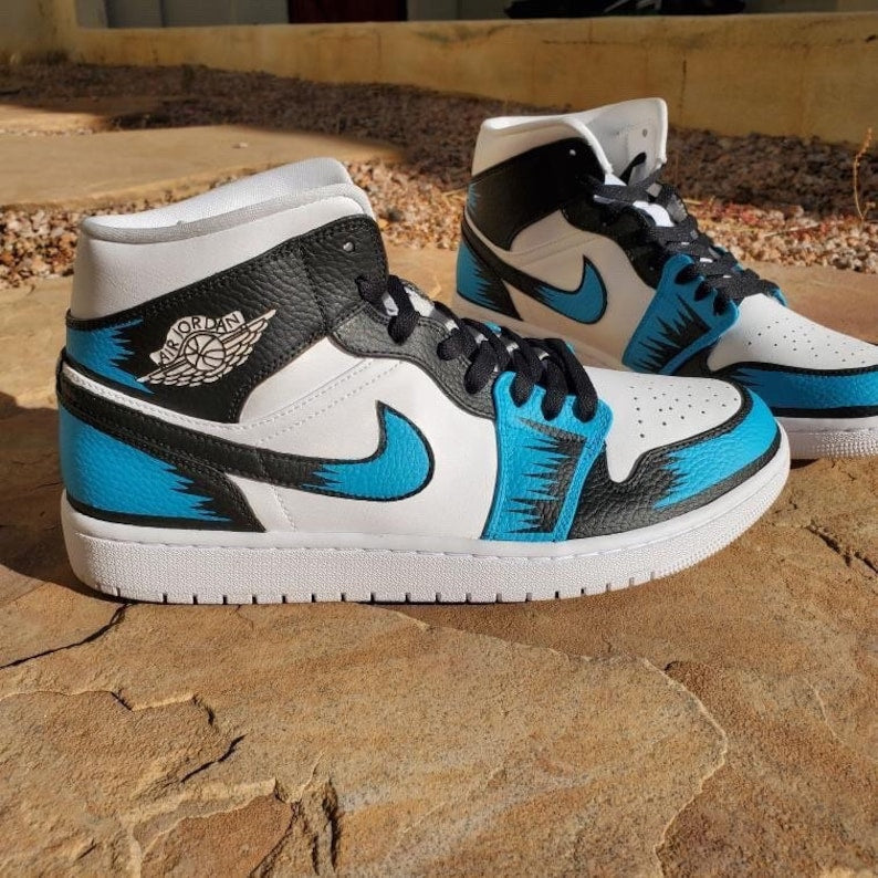 Glacier points Custom Jd1s Shoes