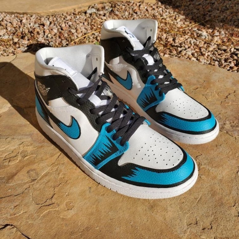 Glacier points Custom Jd1s Shoes