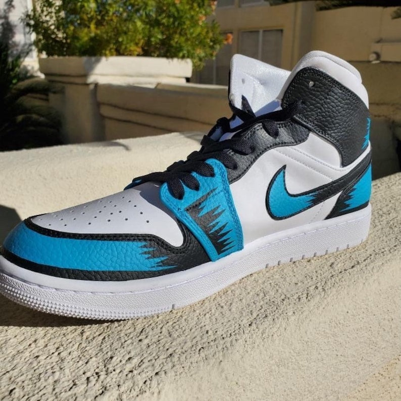 Glacier points Custom Jd1s Shoes