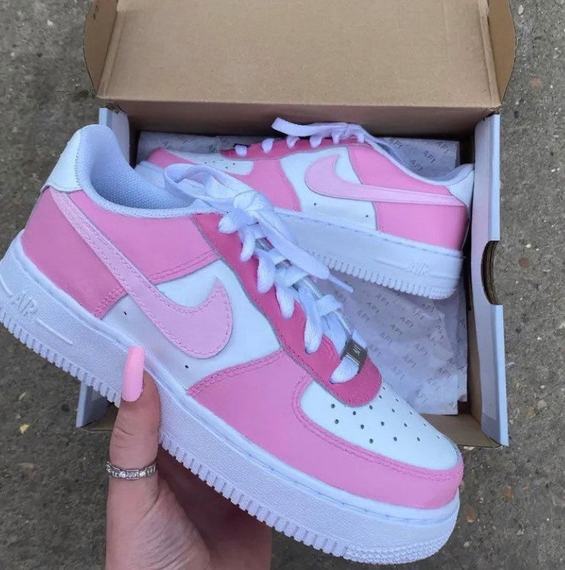 Pink Custom AF 1’s