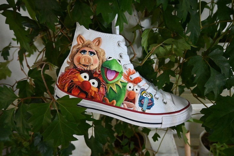Colorful Friends Custom Painted Shoes