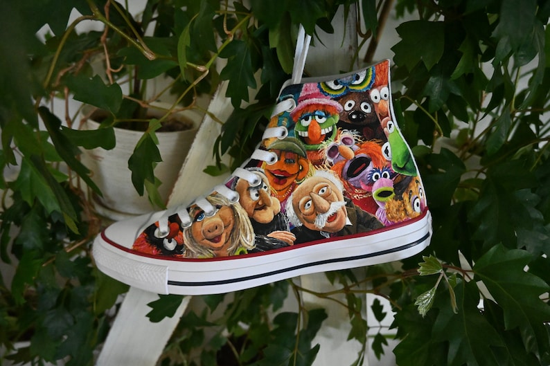 Colorful Friends Custom Painted Shoes