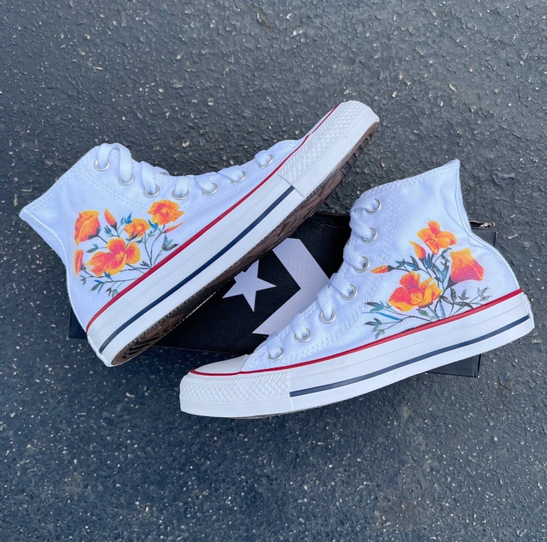 Custom Traditional Eagle White High Top Shoes