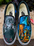 Classic Black and White HR2 Slip Ons