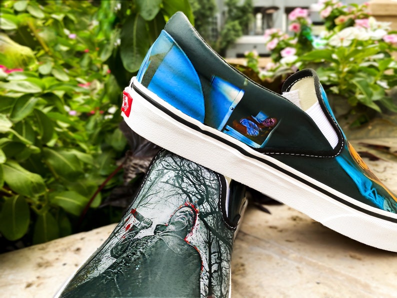 Classic Black and White HR2 Slip Ons