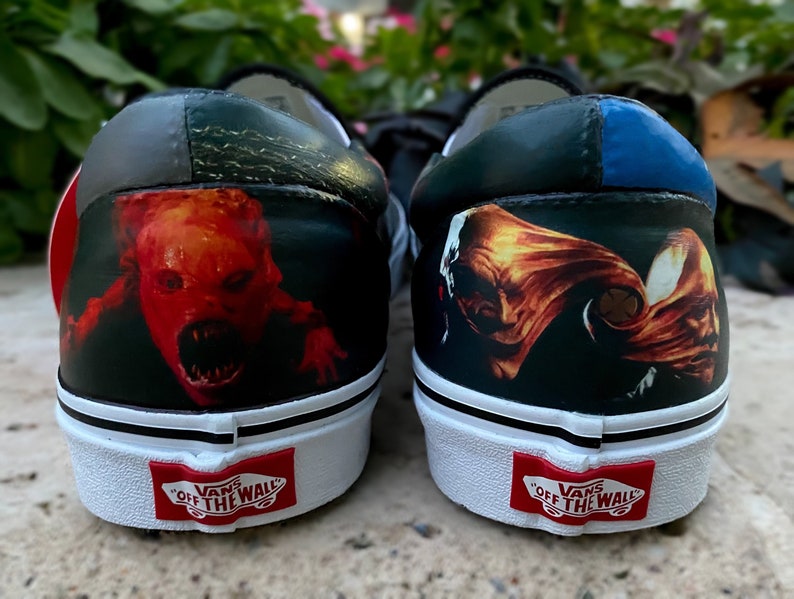 Classic Black and White HR3 Slip Ons