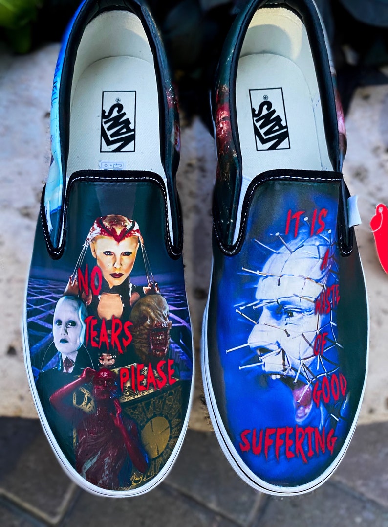 Classic Black and White HR3 Slip Ons