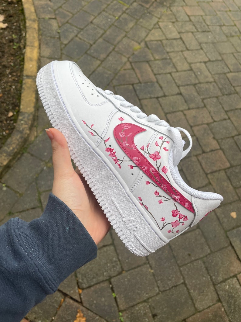 Custom Pink Cherry Blossom Shoes