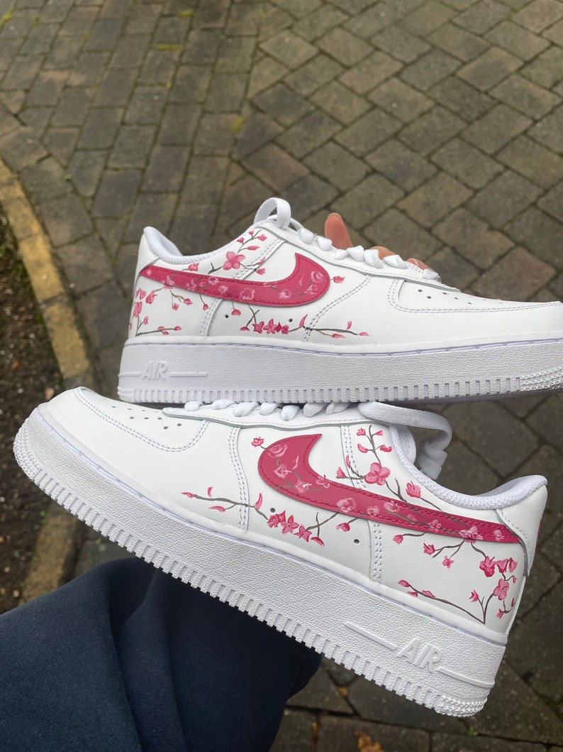 Custom Pink Cherry Blossom Shoes
