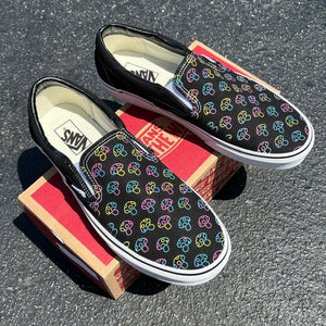 Rave Trippy Mushroom Shoes