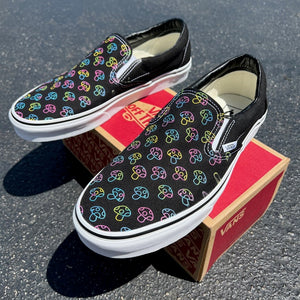 Rave Trippy Mushroom Shoes