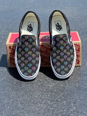Rave Trippy Mushroom Shoes
