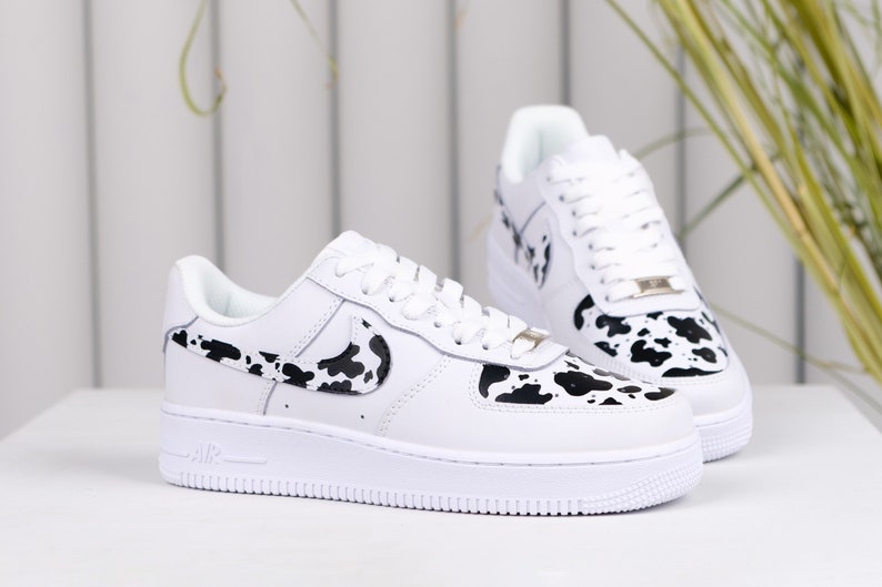 Cow Print AF 1 Shoes