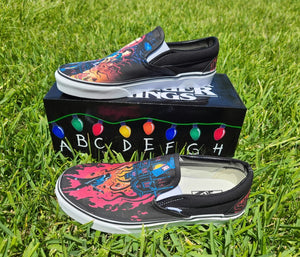 Stranger Custom Classic Slip-Ons