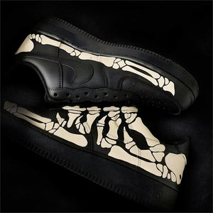 Custom Halloween Skull Shoes