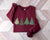 Christmas Trees Sweatshirt,Christmas Cozy Winter Sweater