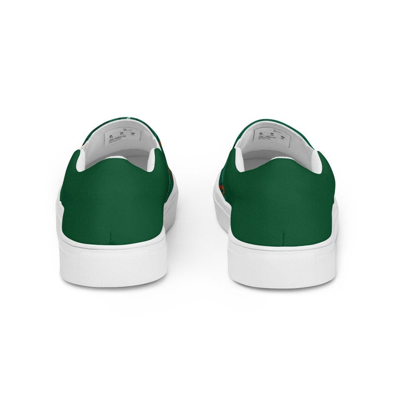 Classic Green Slip Ons
