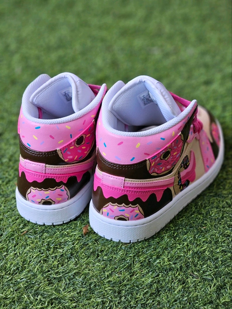 DONUTS Hand paintedJd1s Sneakers