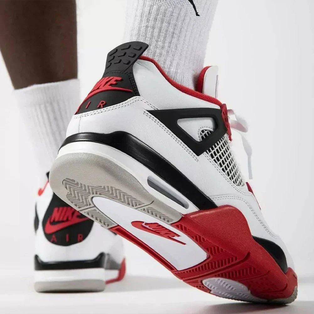 Custom Jd 4 Retro red White