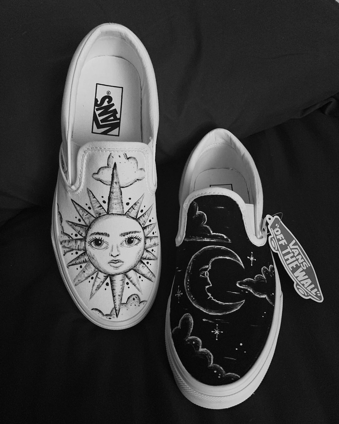 Moon And Sun Classic Slip Ons