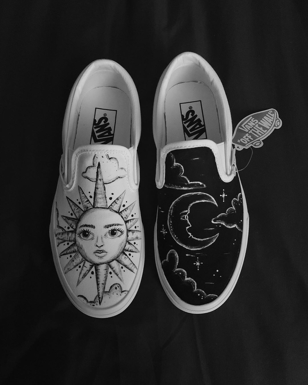 Moon And Sun Classic Slip Ons